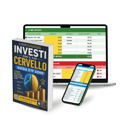 Investi Con Il Tuo Cervello, Guida ETF ADHD + Budget Planner ADHD